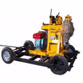 200m depth bore hole portable rotary water well drill rig